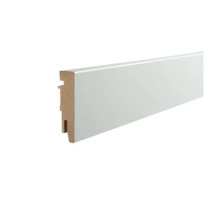 Vochtwerende folie Clip plint Recht Robuust 18x75mm Wit - 0108130 Lage Prijs