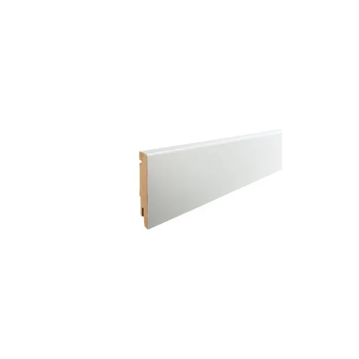 Vochtwerende folie Clip plint Recht Robuust 18x90mm Wit - 0108131 Gereduceerde Prijs