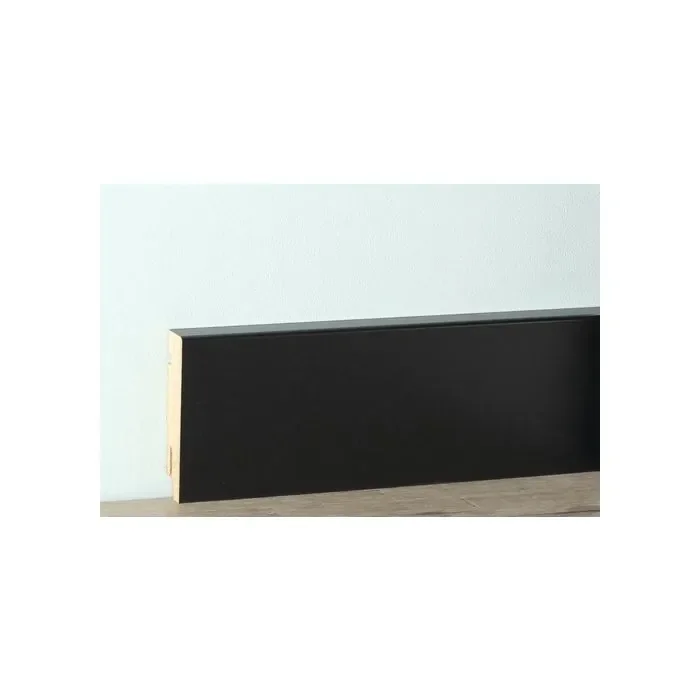 Voordeelprijs Vochtwerende folie Clip plint Recht Robuust 18x75mm Zwart - 0108137