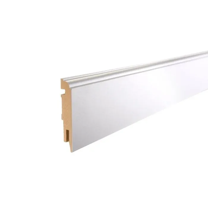 Vochtwerende folie Clip plint Kraal De Luxe 12x75mm Wit - 0108000 Aanbieding