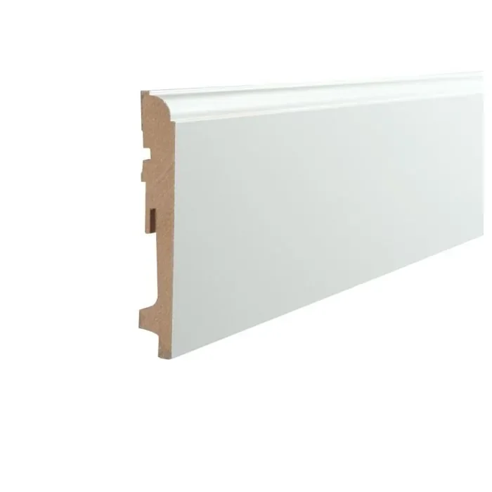 Must-Have Vochtwerende folie Clip plint Kraal De Luxe 18x120mm Wit - 0108102