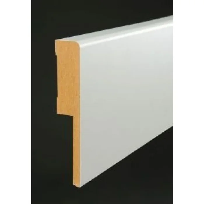 Vochtwerende folie overzetplint Recht Robuust 22x120mm Wit - 0108035 Express Levering