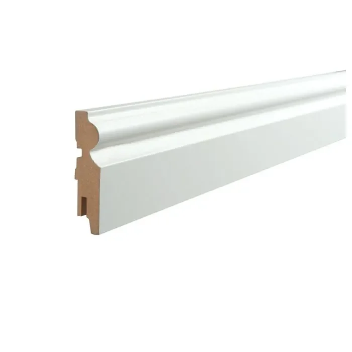 Vochtwerende folie Clip plint Klassiek Exclusief 18x75mm Wit - 0108110 Shop Nu