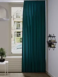 Veilige Betaling Gordijn Celeb velours petrol 10010983