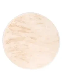 Vloerkleed Plush rond crème 10011466 Flitsaanbieding