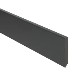 Hoge plint Modern zwart 10007695 Flitsaanbieding