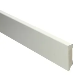 Nu Kopen Hoge plint Modern crèmewit 10007192