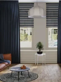 Favoriet Gordijn Lelie steel blue 10007469