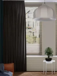 Gordijn Tender velours donkertaupe 10004486 Bestseller