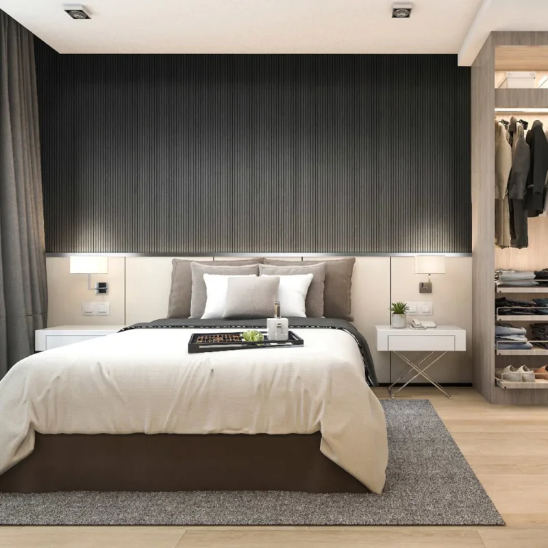 Beperkte Voorraad HDM Avanti acoustic inox black - wand en plafond - grijs - 1388x201x10 mm