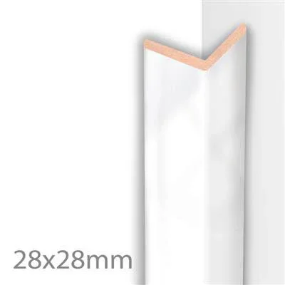 Voordeelprijs HDM Hoeklijst Cosmo White - lijstwerk - 260 cm