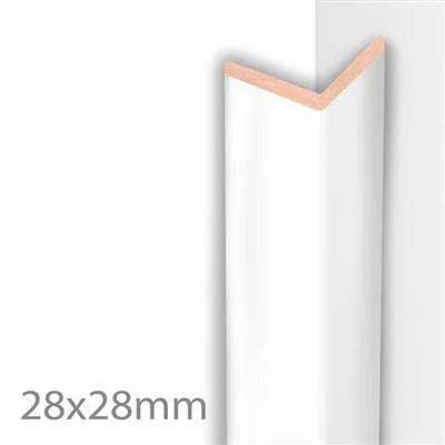 Betrouwbaar HDM Hoeklijst Lily White - lijstwerk - 260 cm