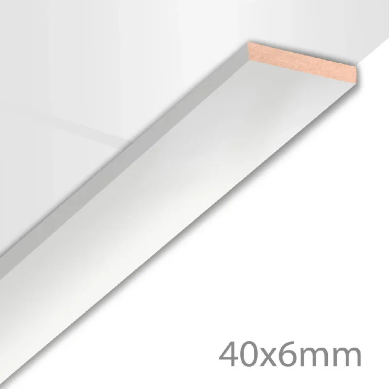 Beste Prijs HDM Afdeklijst XL Superwit Glans - lijstwerk - 260 cm