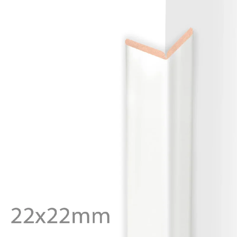 Betrouwbaar HDM Kniklijst Superwit Glans - lijstwerk - 260 cm