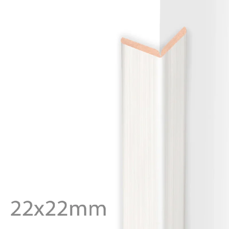 Aanbieding HDM Kniklijst Candela Wit - lijstwerk - 260 cm