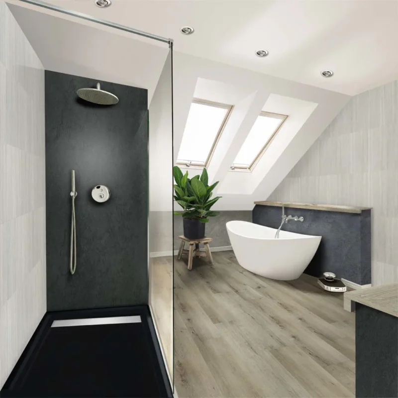 Aqua-Step SPC Aqua Click Tiles XL Dundee - vloer en wand - 950x475x4 mm Nu Kopen