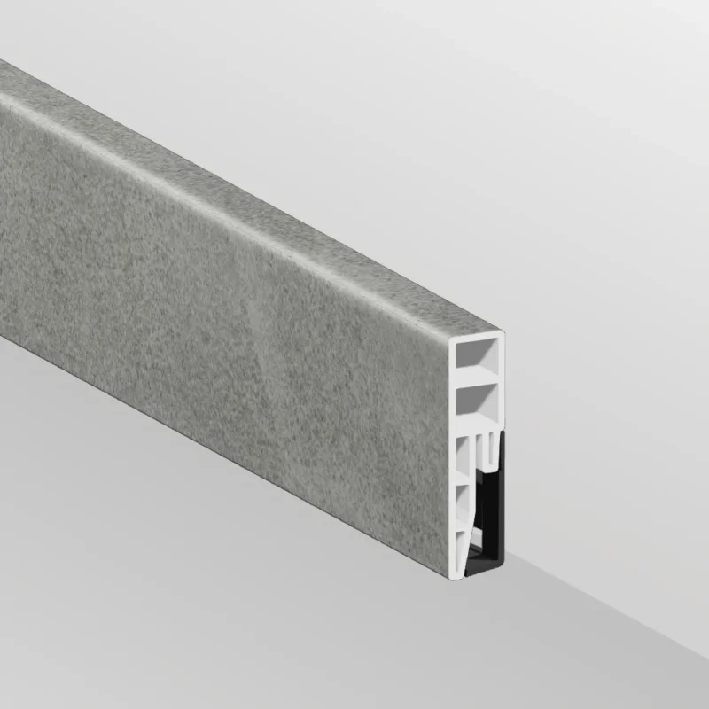 Beperkte Voorraad Aqua-step watervaste spc plint nottingham - lijstwerk - 240 cm