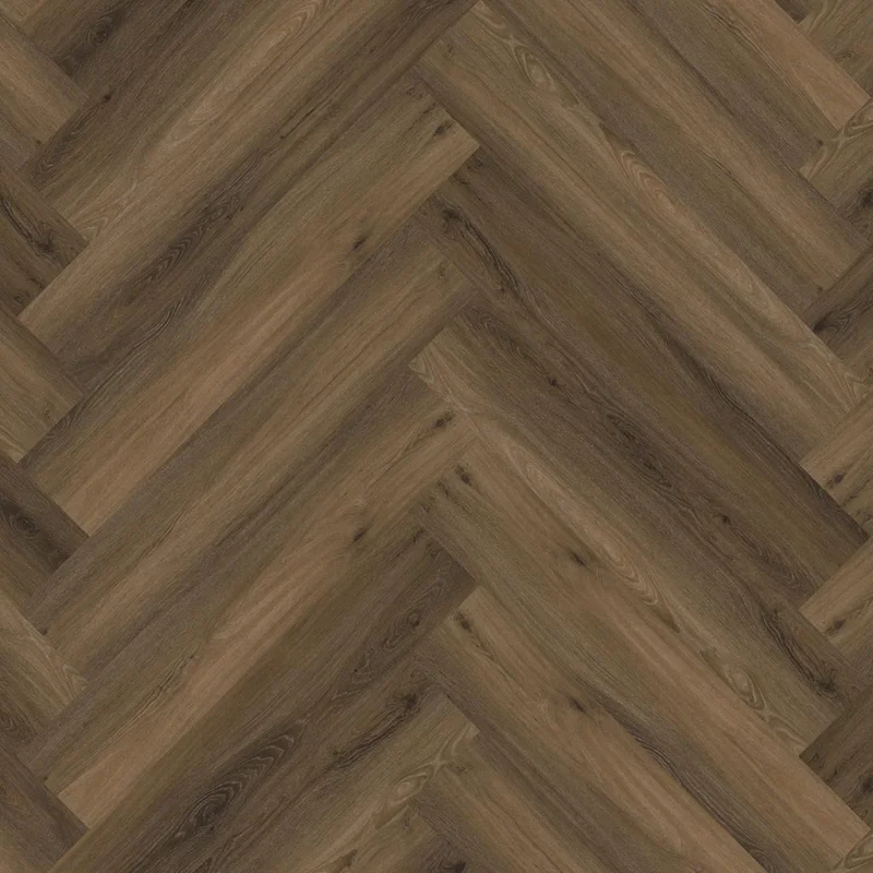 CL YUP herringbone SRC warm brown 3501 Floorlife visgraat PVC Exclusieve Aanbieding