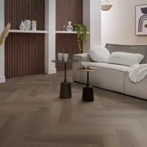 DB YUP Fulham visgraat brown 1615 Floorlife visgraat PVC Goedkoop