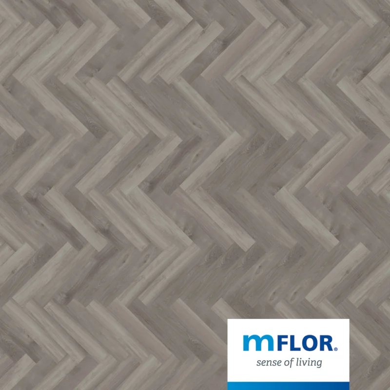 Favoriet DB Parva Broad Leaf Grey Sycamore 40828 mFlor visgraat PVC