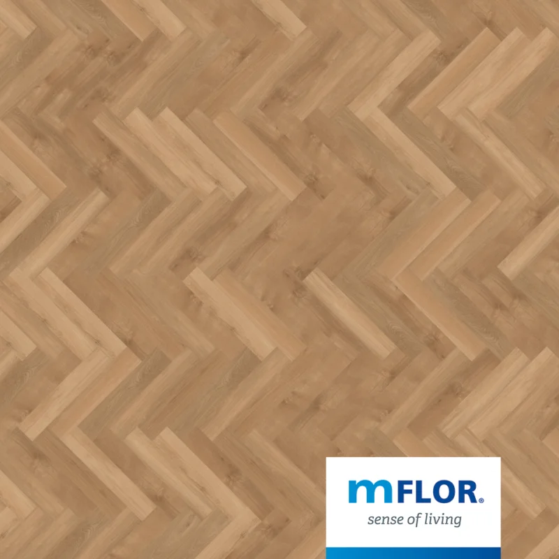 DB Parva Broad Leaf Pure Sycamore 40822 mFlor visgraat PVC Beste Prijs
