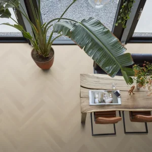 DB YUP Fulham visgraat beige 1613 Floorlife visgraat PVC Merkproduct