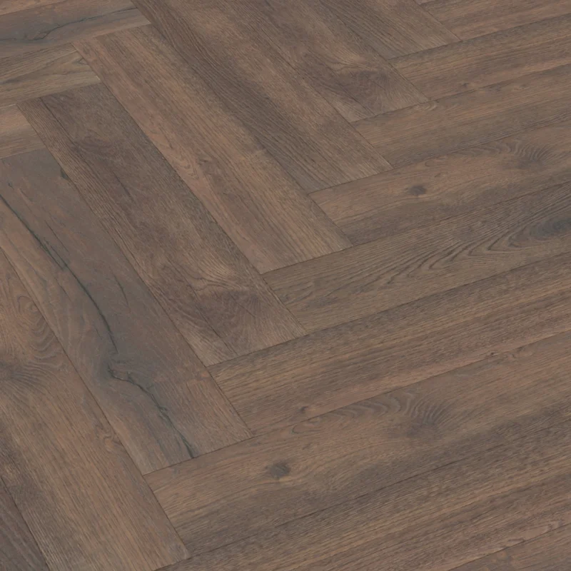 Bayside eiken donker gerookt A +B Floorlife visgraat laminaat Gratis Retour