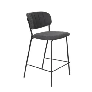 Aanbieding Counter Stool Jolien Black/Dark Grey