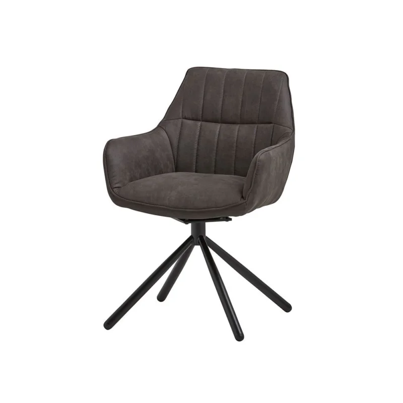 Tijdelijk Beschikbaar Targa Spider eetkamerstoel - draaipoot 180ARS - Cowboy - Grey 104