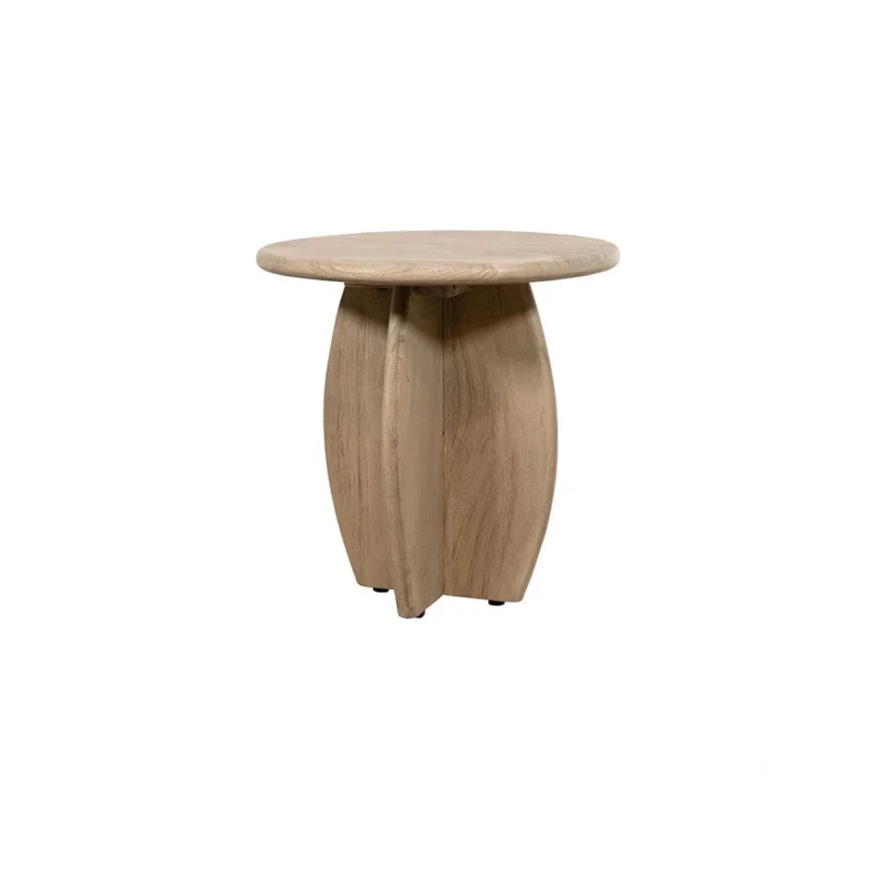 Bijzettafel Ø50, H50, Acacia Weathered Wood Koop Vandaag