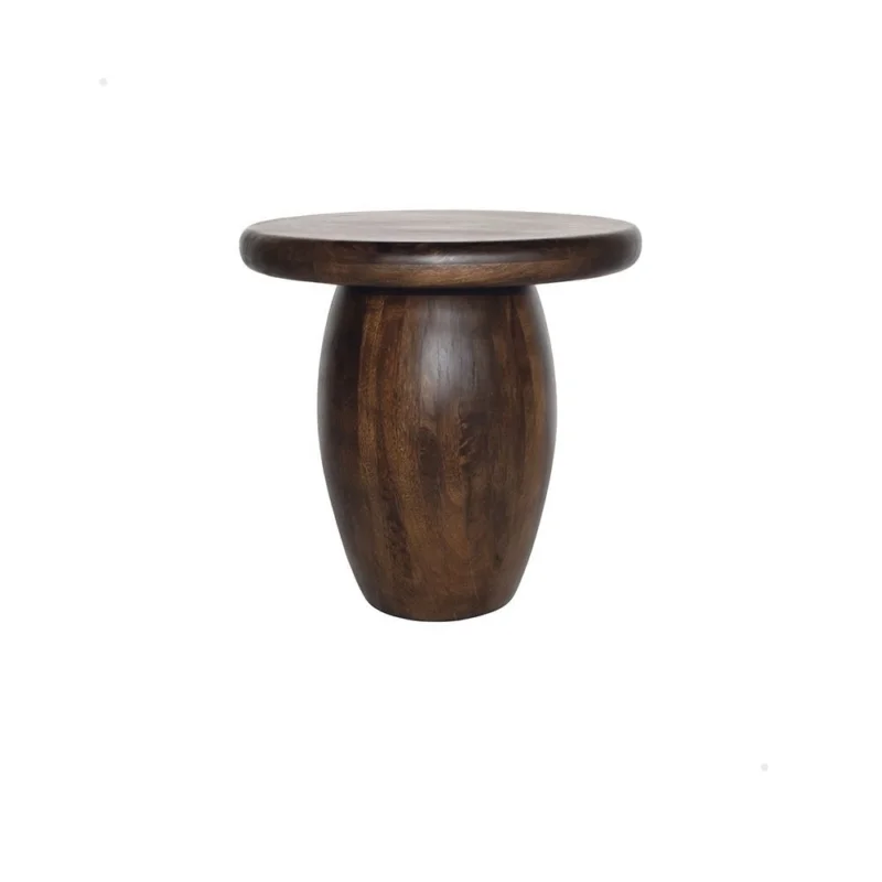 Bijzettafel Ø50, H50, Mango Walnut Alleen Vandaag