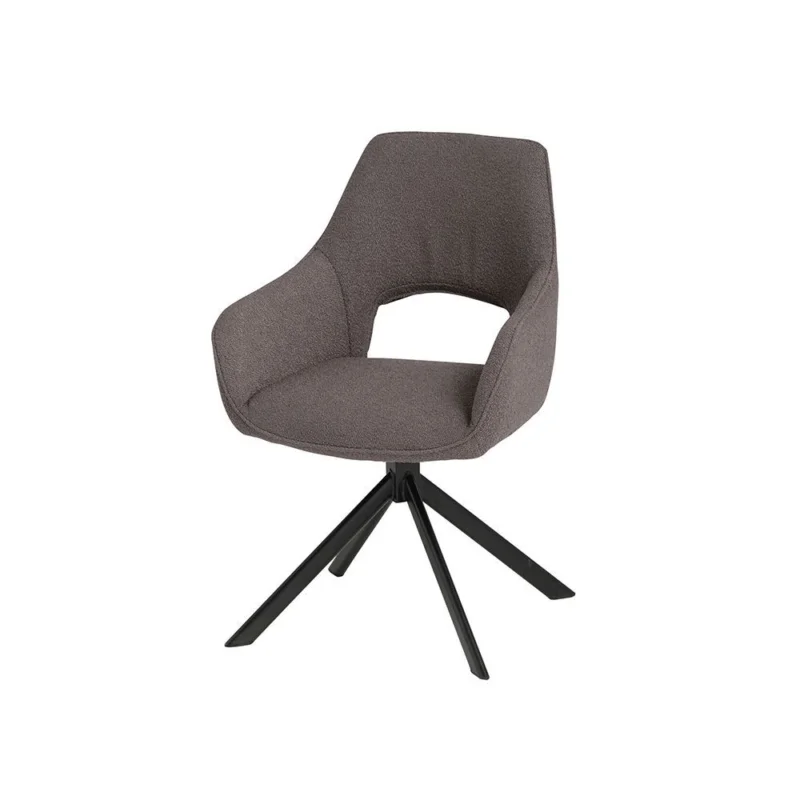 Vita eetkamerstoel - draaipoot 180ARS - Boucle Grey Nu Kopen