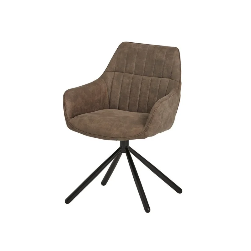 Targa Spider eetkamerstoel - draaipoot 180ARS - Cowboy - Stone 809 Koop Online
