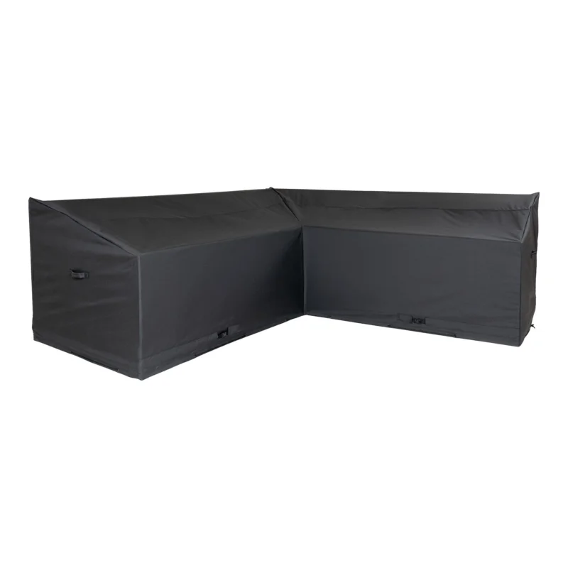 Beperkte Voorraad Luxury Cover - Luxury cover for right/left facing corner set, 210g/m2 600D polyester PU coated, water repellant, black