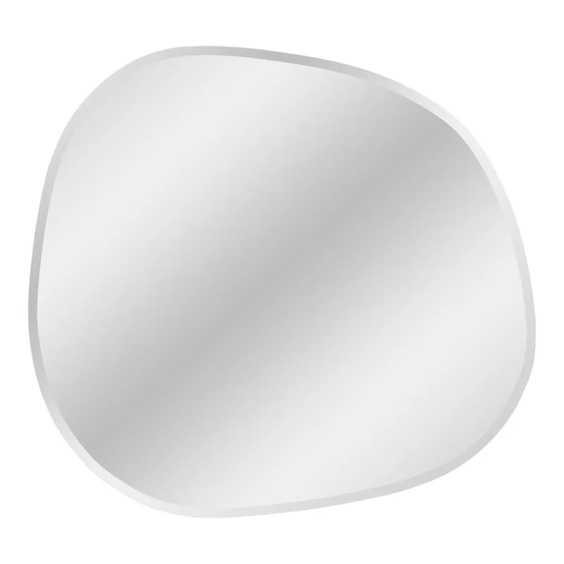 Bangalore Mirror - Mirror, organic shape, faceted edge, 60x70 cm Snelle Levering