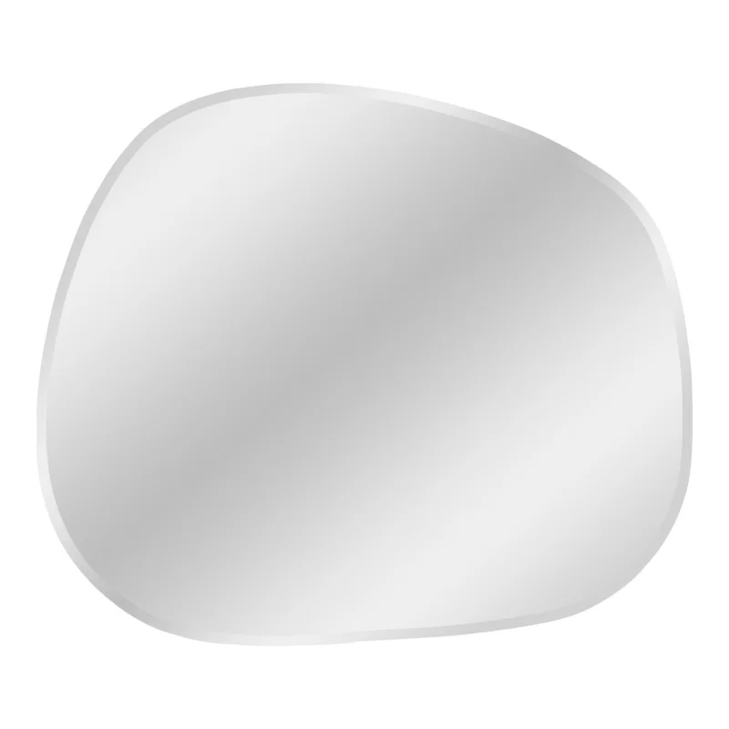 Bangalore Mirror - Mirror, organic shape, faceted edge, 47x50 cm Finale Uitverkoop