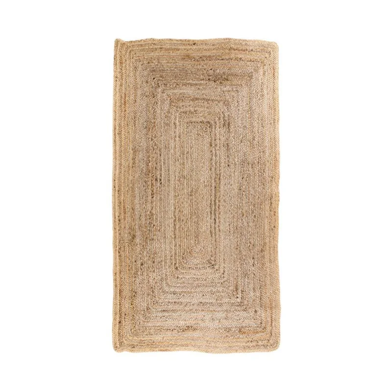 Beperkte Voorraad Bombay Rug - Rug in braided jute, nature, 65x135 cm