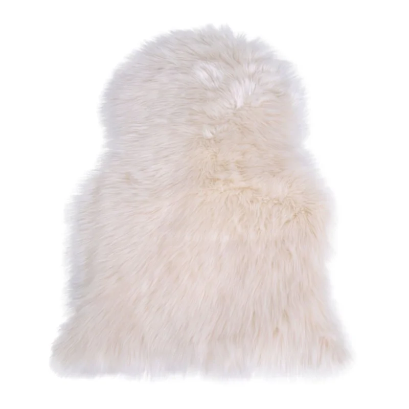 Superprijs Lambskin Artificial - Artificial lambskin in ivory 50x85 cm