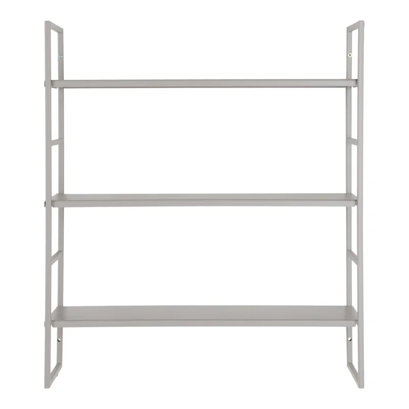 Beja Shelves - Shelves, steel, cool grey, 3 shelves, 48x17x55 cm Beperkt Aanbod