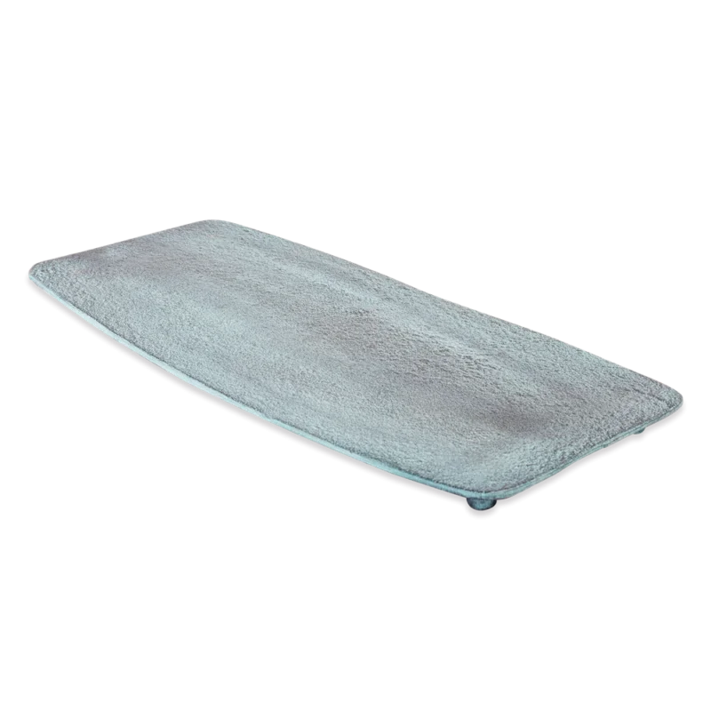 Benoa Bord Rechthoek Decoratief Blauw Patina Groot (set of 4) Bestseller