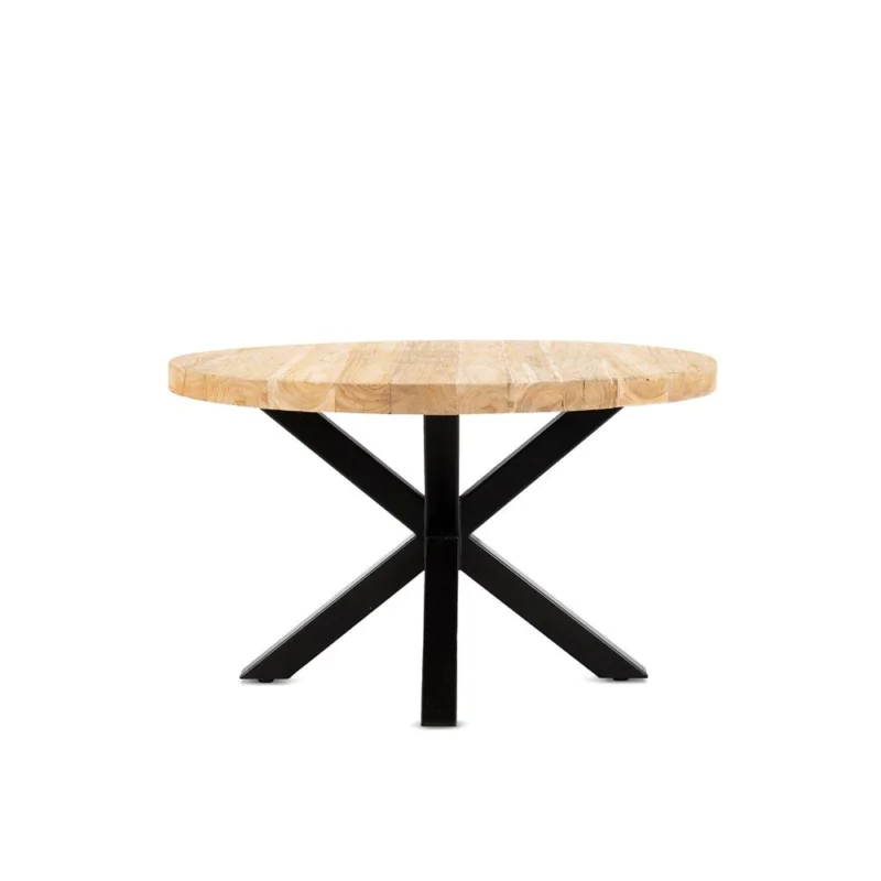 Benoa Salontafel Blad Rond Teak 60 4 cm Solid Top Op = Op