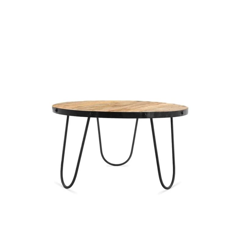Benoa Salontafel Rond Industrieel 60 Exclusieve Aanbieding