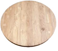 Benoa Eetkamer tafelblad Rond Massief Teak 130 Gratis Retour