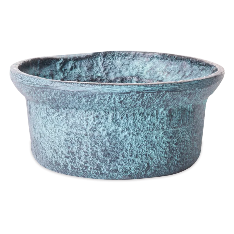 Benoa Schaal Decoratief Blauw Patina (set of 4) Betrouwbaar