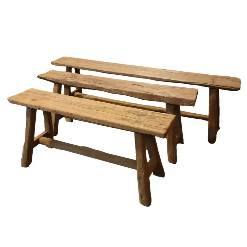 Betrouwbaar Benoa Blora Old Teak Bench Diverse maten