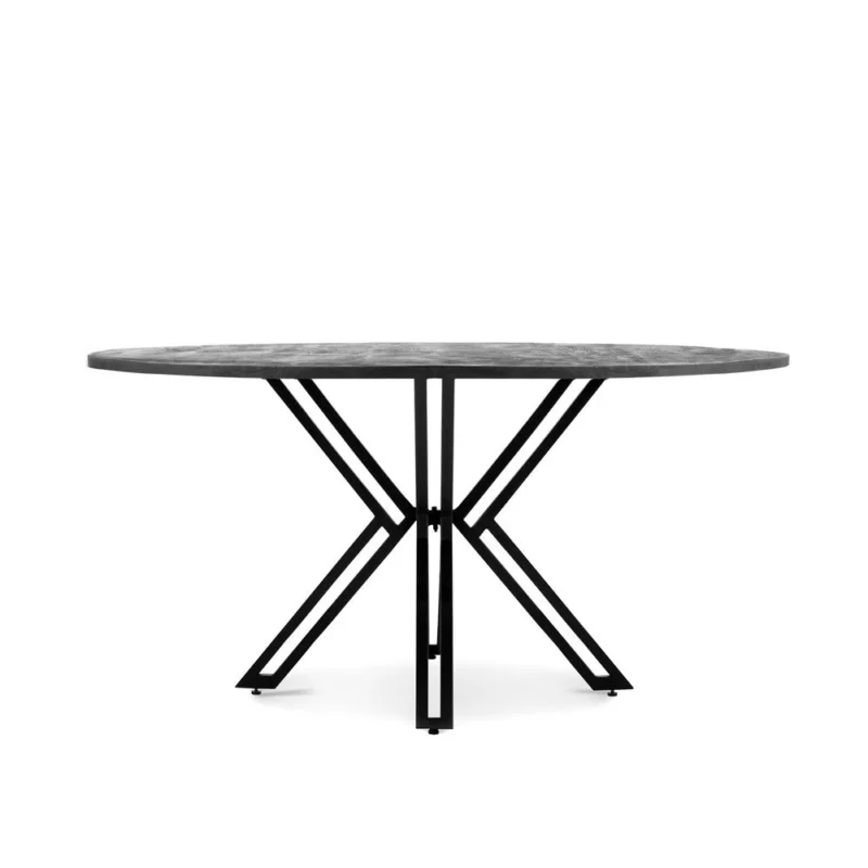 Benoa Eettafel Rond Yana Zwart 120 Populair