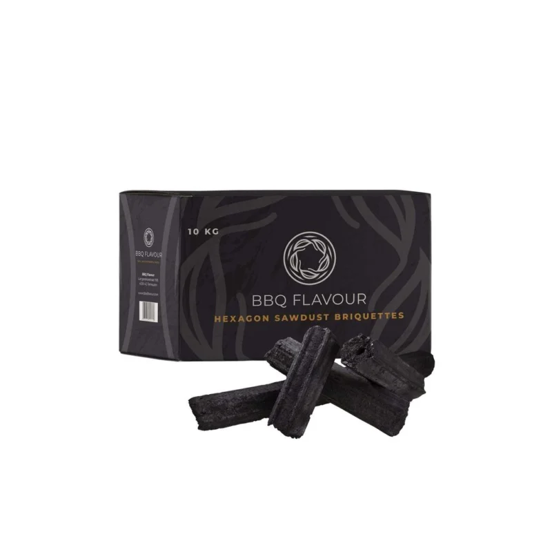 Bestseller BBQ Smaak Accessoire Houtskool Zaagsel Briketten Zeshoek kg briketten Zeshoek 10 Zeshoek