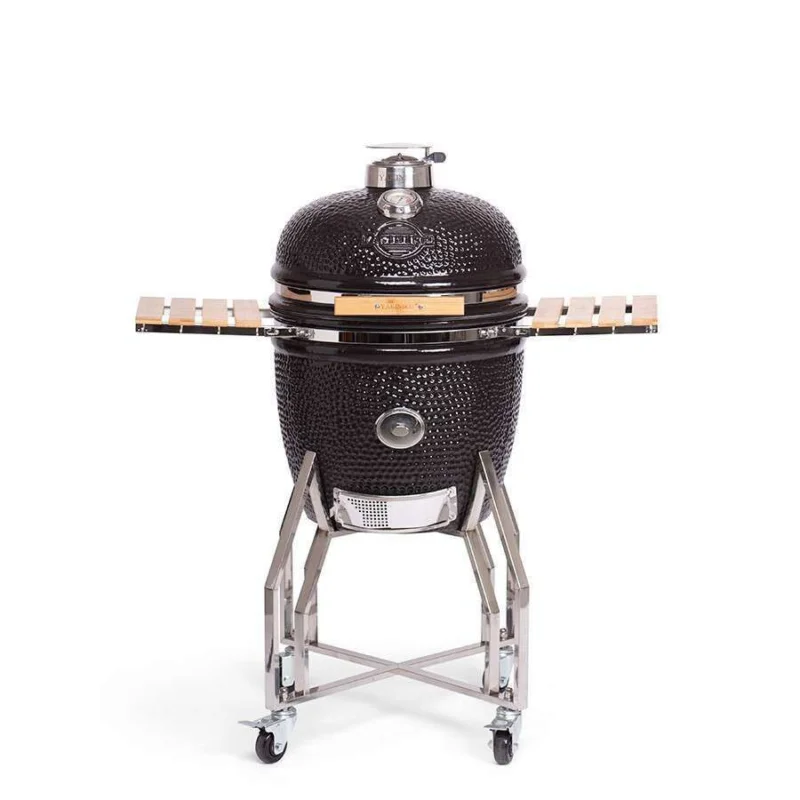 BBQ Kamado 19 Inch Groot met Onderstel en Zijtafels Pro Set Hete Deal