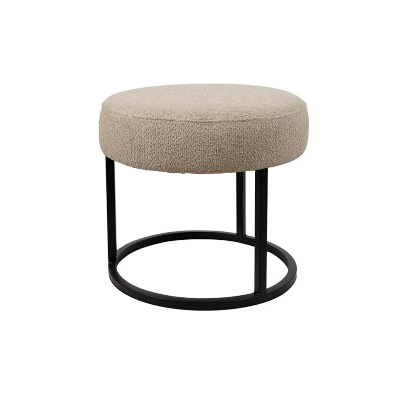 Aanbieding Nijwie Escabel poef - Ø45 - Rhythm - Beige 05