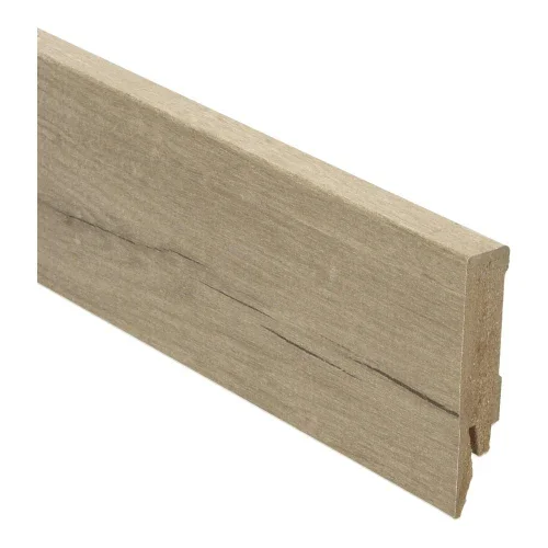 Moderne folieplint 70x14 mm 27159 Zachte Eik Warm Grijs Uitverkoop